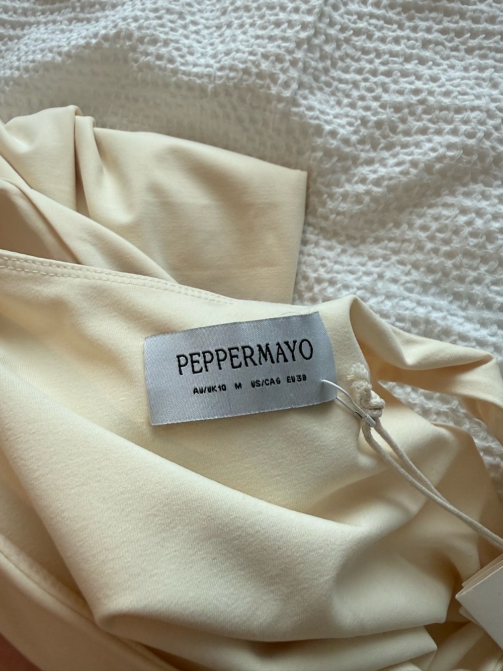 Peppermayo Cream Twist-Neck Maxi Dress - Picture 2 of 2